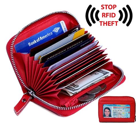 amazon rfid credit card holder|rfid zipper card holder.